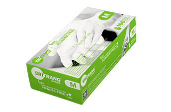 Verve Latex Powder-Free Examination Gloves (Latex White)