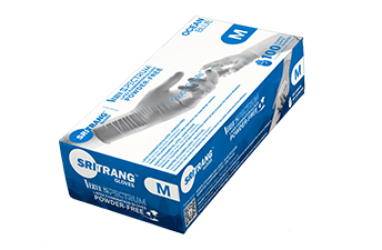 Verve Spectrum Latex Powder-Free Examination Gloves (Blue Box)