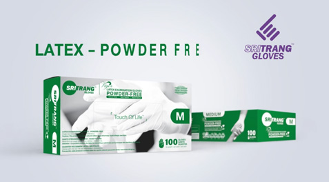 LATEX POWDER FREE - SRI TRANG GLOVES VIGOR EXAMINATION GLOVES