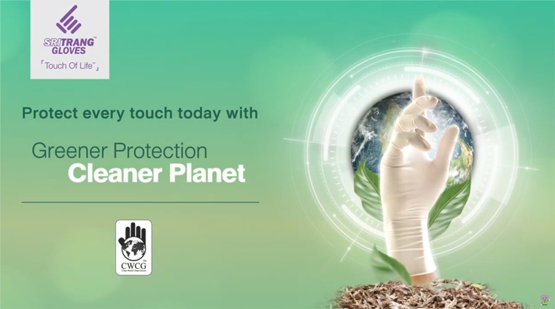 NITRILE POWDER FREE - SRI TRANG GLOVES VIVA VIOLET BLUE EXAMINATION GLOVES