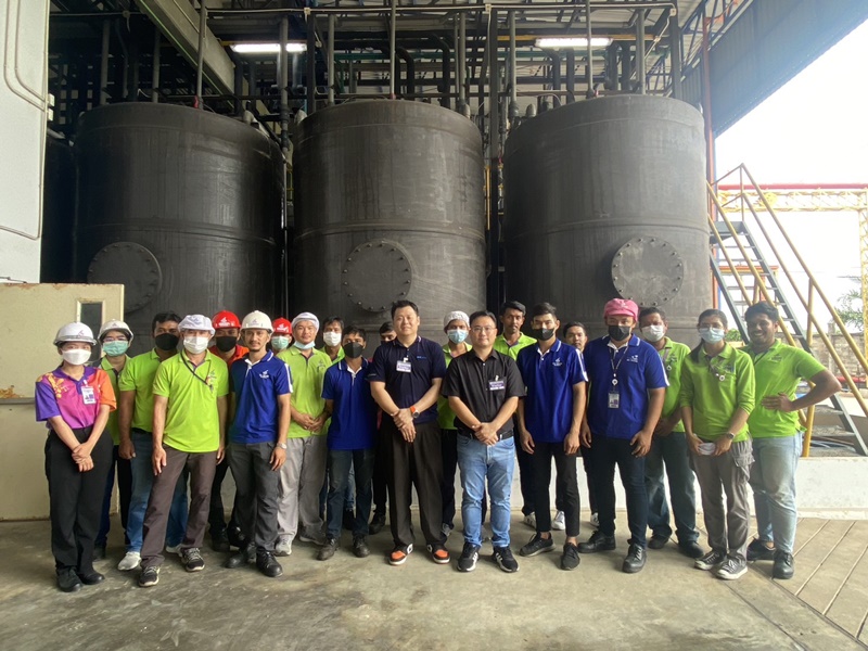 Sri Trang Gloves (Thailand) Public Company Limited conducts training on the prevention and handling of chlorine gas leakage emergencies