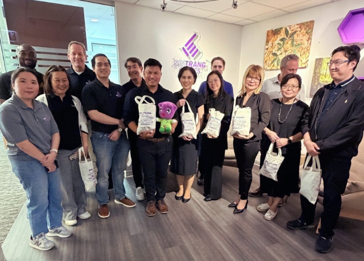 Sri Trang USA ให้การต้อนรับคณะผู้แทนจากสถานกงสุลใหญ่และสำนักงานส่งเสริมการค้าในต่างประเทศ 