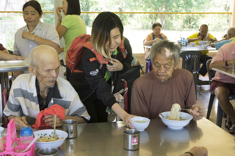 STGT Sharing love to Elder